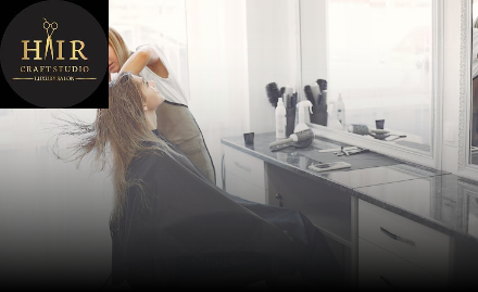 Get 20% off Hair Craft Studio: Get All 11 Services in One Package @ Just ₹1499!
